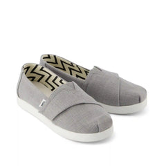 Alpargata Classic Kids Shoe Drizzle Grey Heritage Canvas