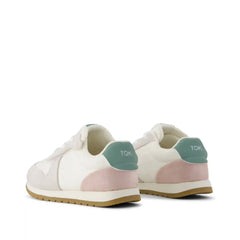 TRVL LITE Retro Runner Toddler Sneaker Water Repellent Multi Egret Vintage Twill