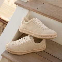 Womens Jesse Espadrille Sneaker Champagne Sparkle