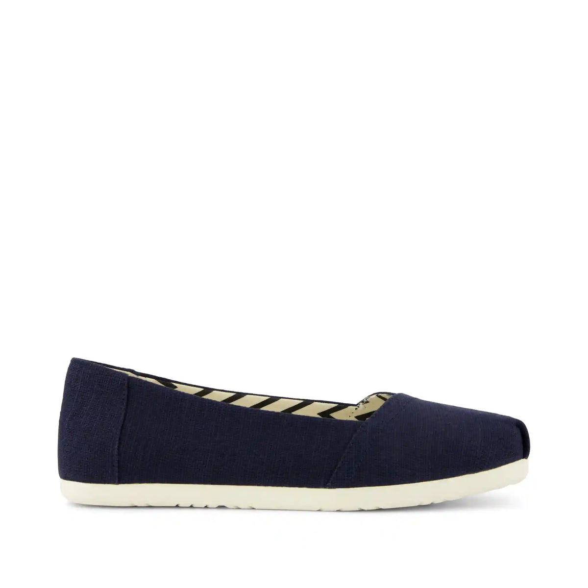 Womens Alpargata Ballet Flat Navy Heritage Canvas