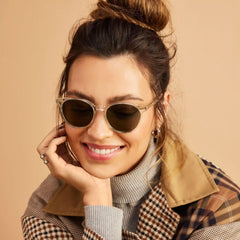 Bellini Champagne Crystal Handcrafted Sunglasses