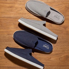 Alonso Mule Drizzle Grey Heritage Canvas