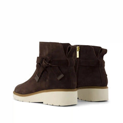 Womens Marlow Boot Water Repellent Chocolate Brown Suede