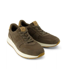TRVL Lite Retro Runner Olive Water Repellent Sneaker