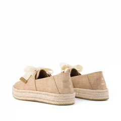 Womens Carolina Lace-Up Espadrille Bronze Crosshatch Suede