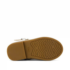 Light Caramel Nubuck w/ Faux Fur Mia Toddler Boot