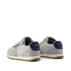TRVL LITE Retro Runner Toddler Sneaker Water Repellent Grey Vintage Twill