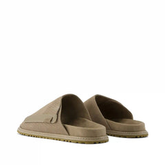 Danilo Slide Sandal Dune Perforated Suede