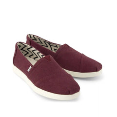 Womens Alpargata Plus Burgundy Heritage Canvas