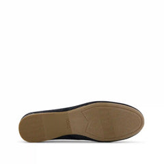 Womens Gemma Flat Black Engineered Knit