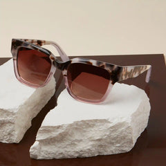 Madison Handcrafted Tortoise Pink Fade Sunglasses