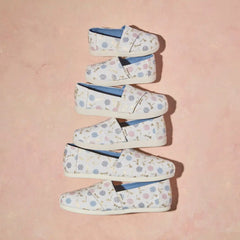 Alpargata Classic Kids Shoe Egret Dragonflies Printed Canvas