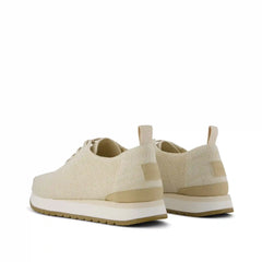 Womens Resident Plus Lace-Up Natural Metallic Knit