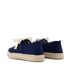 Womens Carolina Lace-Up Espadrille Navy Fray