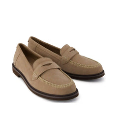 Womens Marie Loafer Taupe Suede