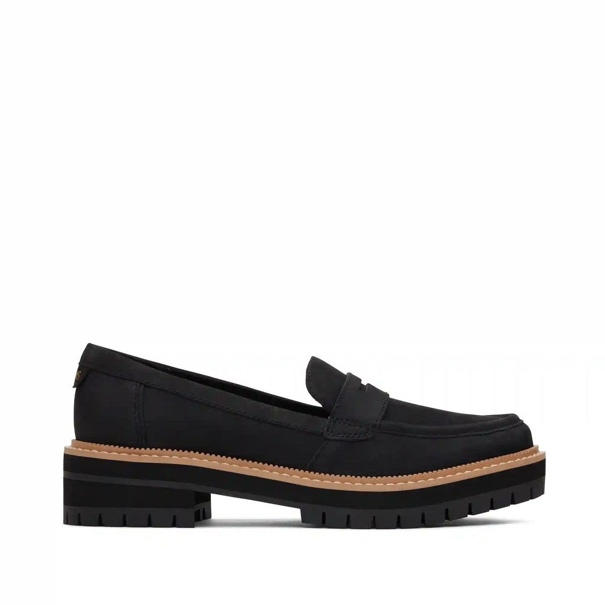Cara Black Leather Loafer